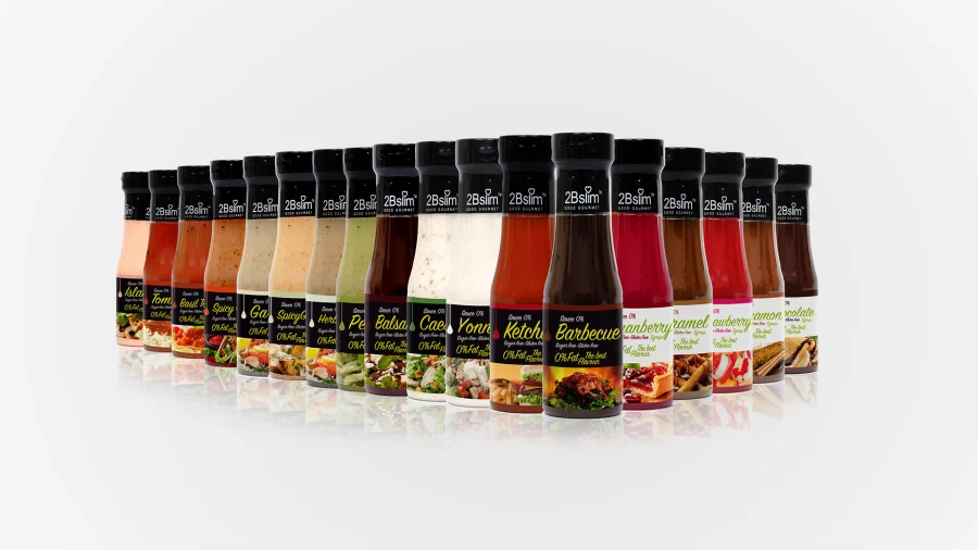 Gama de salsas, packaging