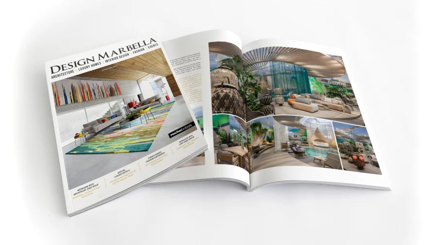 Revista Design Marbella, diseño editorial