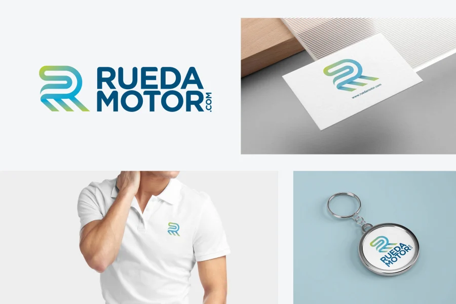 Rueda Motor, aplicaciones, identidad corporativa