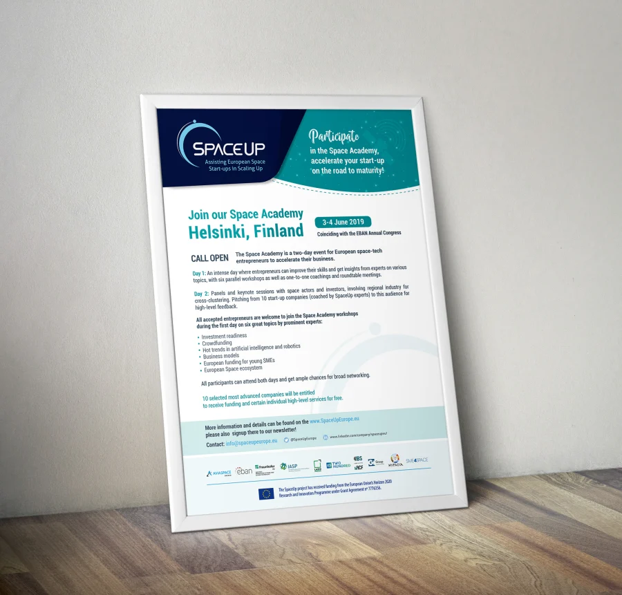 SpaceUp, cartel, publicidad