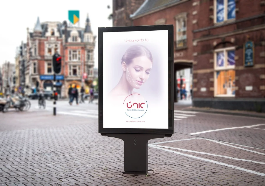 UNIC, mupi, publicidad